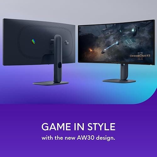 Alienware 34 Curved Gaming Monitor – AW3425DWM - 34-inch WQHD 180Hz 1ms Display, 1500R, AMD FreeSync Premium, VESA AdaptiveSync. thumbnail 9