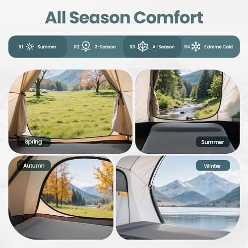 INNERWILD Camping Sleeping Pad with Electric Pump, 3.15" Thick Self Inflating Memory Foam Camping Mattress Pad with Pillow, 4-Season Portable Camp Sleeping Mat for Travel,Car,Tent,Home-Grey thumbnail 7