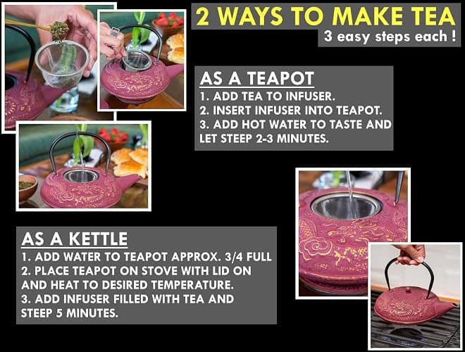 Teapot with Enamel Interior thumbnail 6