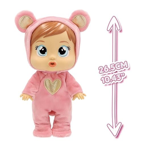 CRY BABIES LOVING CARE Nina Nurturing Doll Loving Care Nina, Cries Real Tears, Soft Pajamas & Includes 4 Accessories Kids Age 3 and Up thumbnail 6