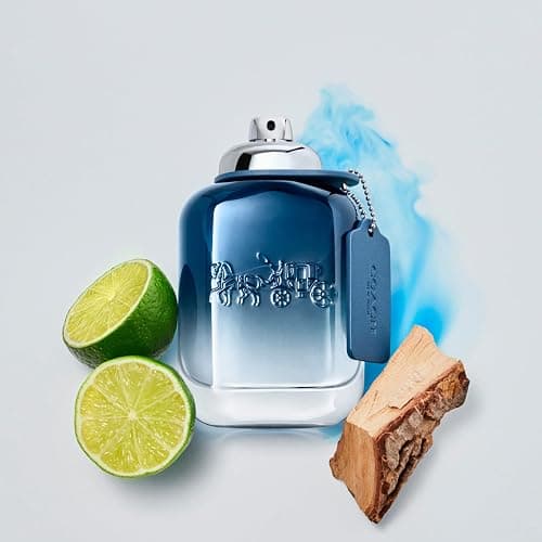 Coach Blue Eau de Toilette - Men's Fragrance - Fougere Watery - With notes of Lime Oil, Ozone Accord & Amber thumbnail 2