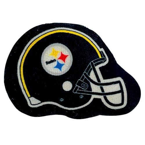 BEST PLUSH CAT TOY NFL PITTSBURGH STEELERS Complete Set of 3 piece Cat Toys filled with Fresh Catnip. Includes: 1 Helmet Cat Toy, 1 Football Cat Toy with Feathers & 1 Beer Bottle. Beautiful Team LOGOS thumbnail 4