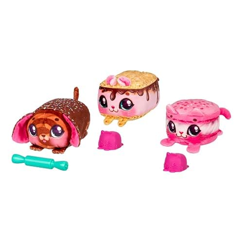 The Cookeez Makery Lil' Bakez Multi Pet Playset, Comes to Mix & Make 3 Bakes, Includes 3 Non-Electric Scented Plush Pets, Ingredients, Accessories, & Apron- Amazon Exclusive thumbnail 8