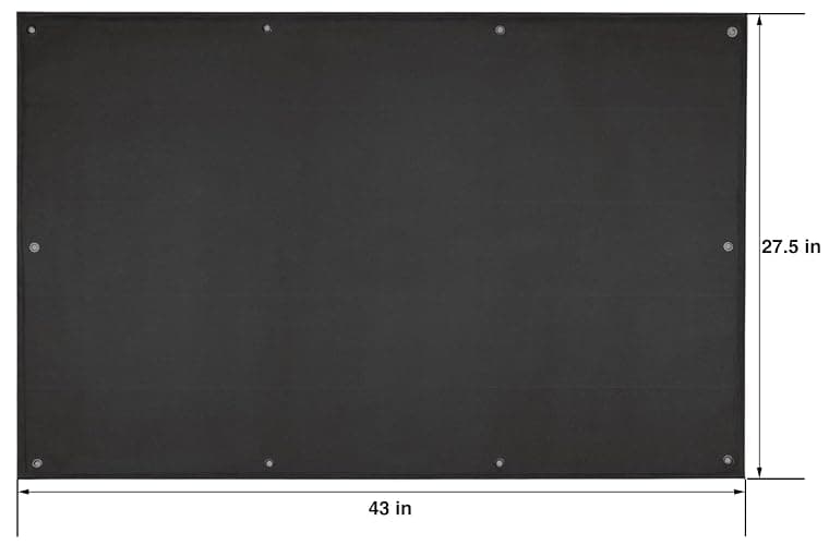 Tactical Patch Display Panel Holder Board for Military Army Combat Morale Uniform Hook and Loop Emblems, 43 Inches x 27.5 Inches (Large), with 1 Flag Patch Included thumbnail 2