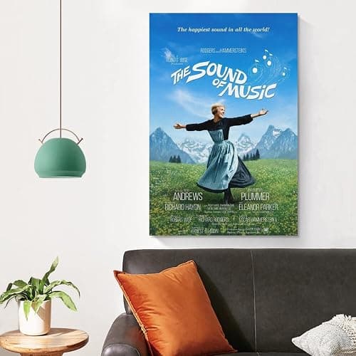 jongi The Sound of Music Movie Poster Poster Decorative Painting Canvas Wall Art Living Room Posters Bedroom Painting 24x36inch(60x90cm) thumbnail 4