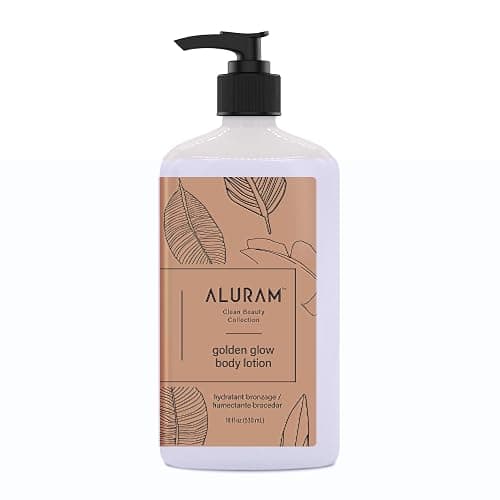 Aluram Golden Glow Body Lotion, Nourishing Radiance & Tone with Squalane & Watermelon Seed Oil, 18 Fl Oz - Image 1