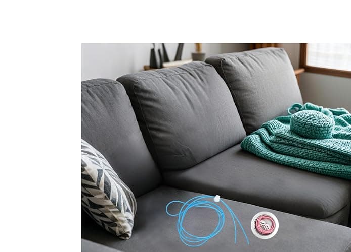 MEYAGO 2PCS PVC Knitting Stitches Holder Barber Cord Stitch Markers Knit Stiches Keeper PVC Knitting Cords with Knitting Needle Stoppers in Storage Tin thumbnail 5
