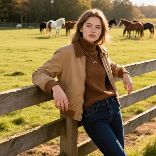 Horse Necklace for Women Sterling Silver Infinity Heart Horse Necklaces Charm Pendant for Christmas Mothers Day Gifts Jewelry thumbnail 3