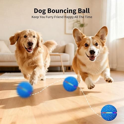 Interactive Dog Ball Toy with Remote Control, Durable E-TPU Material,3 Modes Automatic Bouncing Dog Ball with RGB Lights, IP54 Waterproof Electronic Dog Toy for Puppy, Medium and Large Dogs thumbnail 6