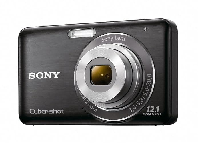 Sony DSC-W310 12.1MP Digital Camera with 4x Wide Angle Zoom with Digital Steady Shot Image Stabilization and 2.7 inch LCD (Black) (OLD MODEL) - Image 1