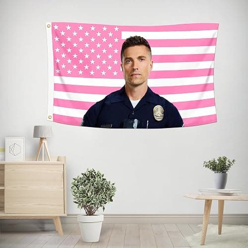 3x5 Foot Eric Winter Tim Bradford Decorative Flag, Double-Stitched with 2 Brass Grommets, Wall Hanging Tapestry for Room Decor, College Dorm, Outdoor Porch, or Indoor Decorations thumbnail 6