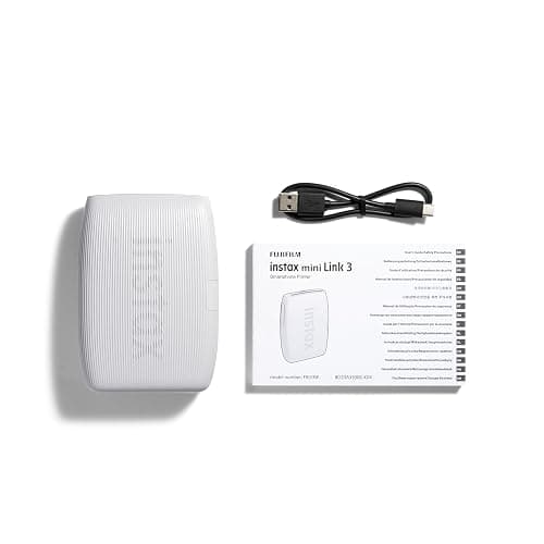 Fujifilm Instax Mini Link 3 Smartphone Printer - Clay White thumbnail 7