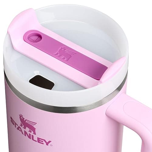 STANLEY Quencher H2.0 Tumbler with Handle and Straw 40 oz | Flowstate 3-Position Lid | Cup Holder Compatible for Travel | Insulated Stainless Steel Cup | BPA-Free | Cherry Blossom thumbnail 3