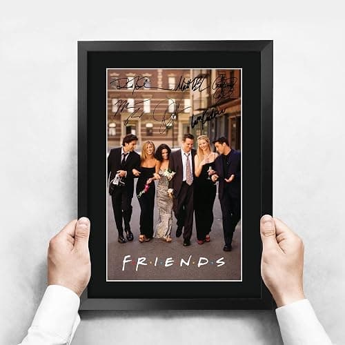 HWC Trading Friends TV Show Poster Signed 16" x 12" Framed Gift Printed Autograph Print Photo Picture Display - 16 x 12 Inches Framed thumbnail 3