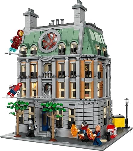 LEGO Marvel Sanctum Sanctorum 76218, 3-Story Modular Building Set, Avengers Movie Collectible, 9 Minifigures Including Doctor Strange, Wong, Spider-Man, Iron Man and The Scarlet Witch thumbnail 4