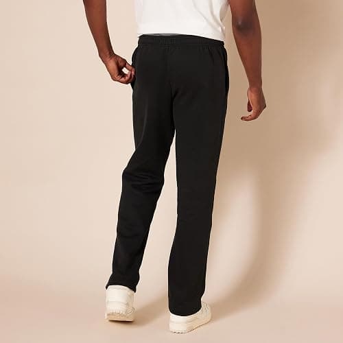 Amazon Essentials Men's Relaxed Straight Leg Fleece Open Bottom Sweatpant (Available in Big & Tall) thumbnail 3