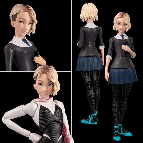 Spider-Man: Spider-Bath SV Action Spider Gwen & Spider Ham, Non-Scale, ABS & PVC, Pre-Painted Complete Action Figure thumbnail 7