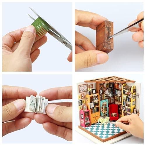Rolife 1:20 Miniature House Kits-Tiny House Kit-DIY Miniature Dollhouse Kits for Adults-Model Building Craft Kits-Hobbies Gifts for Women and Men thumbnail 6