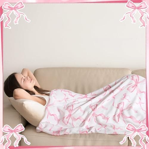 Pink bow blanket  thumbnail 6