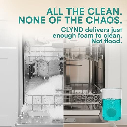 CLYND Dishwasher Cleaner and Deodorizer Tablets - 24 Pack Deep Clean Dishwasher Cleaning Tablets, Heavy Duty Streak-free Shine Dish Washer Cleaner, Natural Descaler and Odor Eliminator 12 Month Supply thumbnail 2