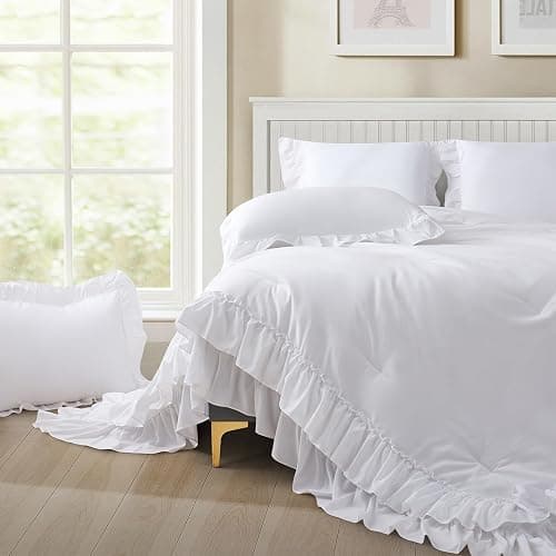 Queen ruffle bedding thumbnail 7