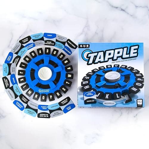 USAOPOLY The Original TAPPLE, The Fast-Paced Family Board Game,Choose a Category & Race Against The Timer to be The Last Player,Learning Word Game for Ages 8 & Up, 2-8 Players, 15-20 Minute Play Time thumbnail 2