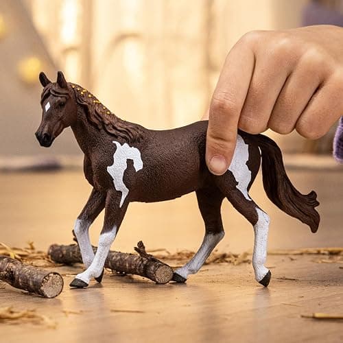 Schleich Horse Club - Paint Horse Mare - 6" Hand-Painted Collectable, Realistic Toy Horse Figurine for Girls and Boys. Durable, Educational Figure for Fun Imaginative Play. Kids Toys Ages 5+ 14901 thumbnail 2
