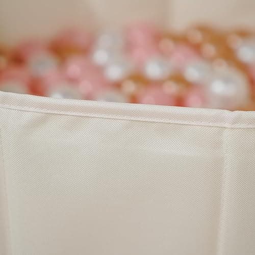 Ball Pit for Toddlers Babies Dogs Cats Iinfant Children, Foldable Ball Pits Play Tent, Crawl Playpen Ball Pool with Storage Bag, Surprise for Boys Girls Festival (Balls Not Included), Beige thumbnail 7