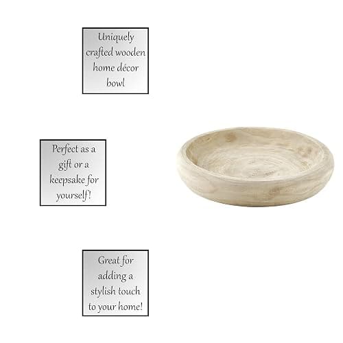 Santa Barbara Design Studio Natural - Large - Paulownia Wood Bowl thumbnail 7
