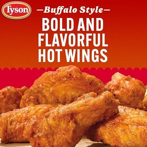 Tyson Any'tizers Buffalo Style Bone-In Chicken Wings, 22 oz. (Frozen) thumbnail 2