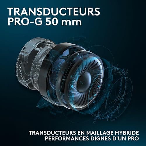 Logitech G Pro X SE, Casque de Gaming Filaire avec Microphone: Microphone détachable, Casque DTS: X 7.1, convertisseur N/A USB Inclus, pour PC, Xbox One, Xbox Series X|S, PS5, PS4 - Noir thumbnail 5