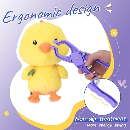 Safety Eye Tool for Crochet, 5-30mm Safety Eyes Installer for Dolls | Easy safety eye installer for crochet dolls, fits 5-30mm eyes, protects fingers, saves time, simplifies amigurumi toy making thumbnail 3