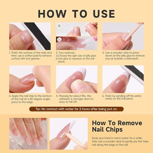 HOSAILY Gold Star Moon Press On Nails Medium Square - Semi-Handmade Fall Autumn/New Year Y2K Luxury False Fake Nail for Women, Gold Metal Heart Charms Design-24Pcs Durable Flexible Full Kit with Tools thumbnail 6