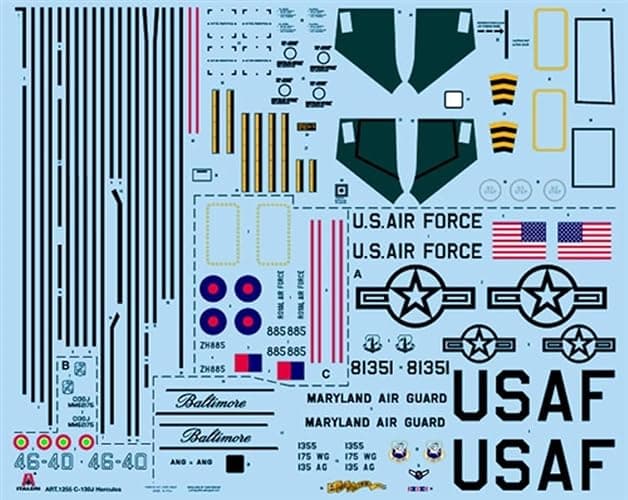 Italeri 1255S 1/72 C-130J Hercules, Grey thumbnail 10