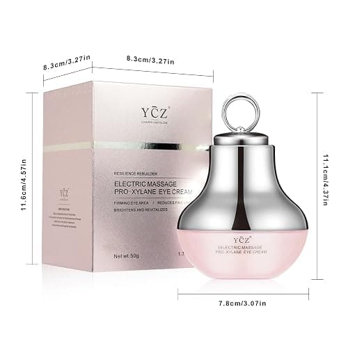 Ycz Electric Massage Eye Cream for Dark Circle, Firm and Smooth of Fine Lines, Tired Eye Refreshment with Gentle Vibration, for Anti-Wrinkle, Firming, Moisturizing thumbnail 8