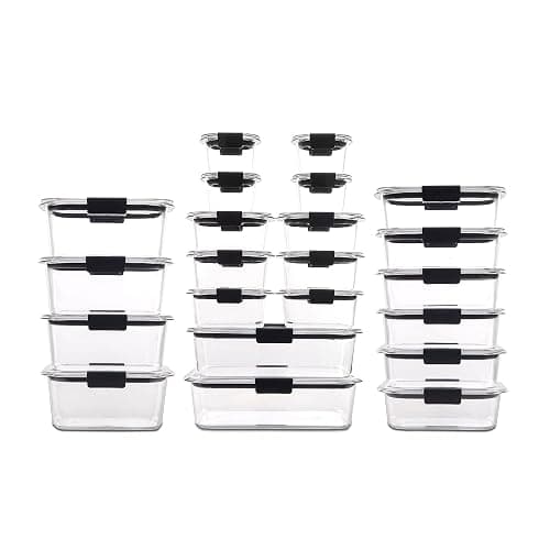 Rubbermaid Brilliance BPA Free 44-Piece Food Storage Containers Set Airtight Leak-Proof with Lids for Meal Prep Lunch and Leftovers thumbnail 2