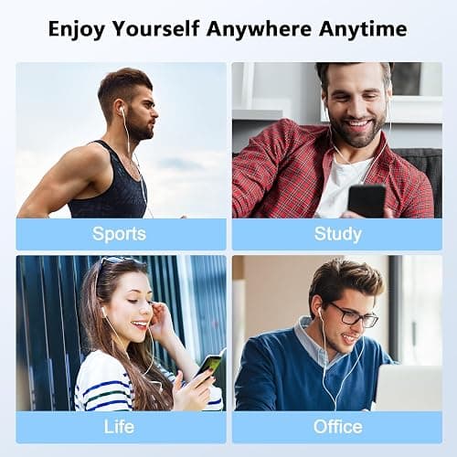 2 Pack for iPhone Headphones Wired Earbuds/Earphones with Built-in Remote to Control Music, Phone Calls, and Volume Compatible with iPhone 14 13 12 11 Pro Max XS XR X 8 7 6 thumbnail 7