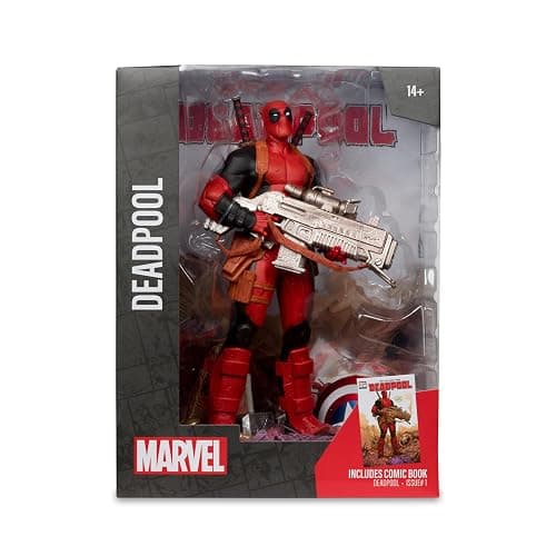 McFarlane Toys- Marvel Deadpool 1:6th Scale Collectible with Scene & Comic (Deadpool #1) thumbnail 7