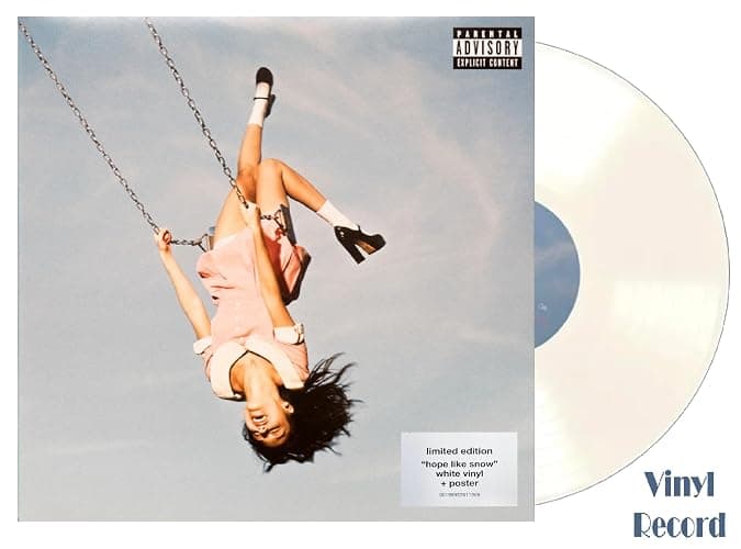 you seem pretty sad for a girl so in love by Olivia Rodrigo | "Hope Like Snow" White Vinyl with Poster - Image 1