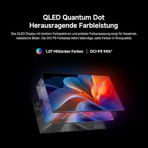 Xiaomi F Pro, 55 Zoll (140 cm), 4K UHD QLED, Smart TV, Fire TV, Triple Tuner DVB-C/S/S2/T/T2, HDR10+, Game Boost mode 120Hz, MEMC, Sprachsteuerung mit Alexa, 2GB+32GB, Kompatibel mit Apple AirPlay thumbnail 3
