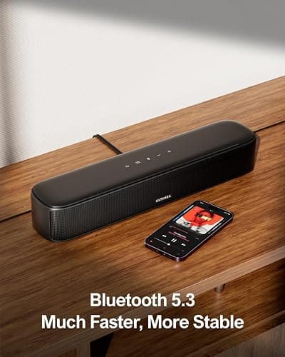 ULTIMEA 7.1ch Surround Sound Bar for Smart TV, 330W Peak Power, Virtual Surround Sound System for TV, Home Theater Soundbar with 4 Surround Speakers, App Control, Opt/AUX/BT, Aura A40 (2026 Upgraded) thumbnail 7