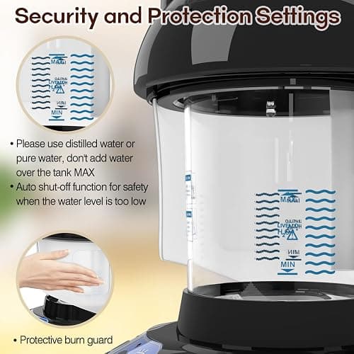Hair Steamer Kingsteam 2 in 1 Ozone Facial Steamer, Design for Personal Care Use at Home or Salon Barber thumbnail 5
