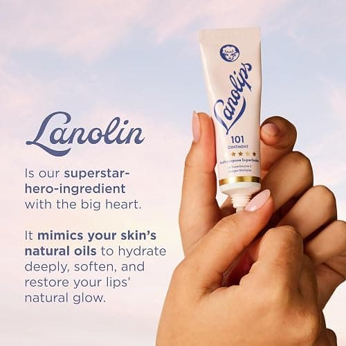 Lanolips 101 Ointment Multi-Balm Duo, Original Superbalm - Contains Pure Lanolin Oil for Smooth, Hydrated, & Healthy Lips - Natural Lip Balm for Dry Lips, Cuticles, & More (2-Pack, 0.52 oz each) thumbnail 4