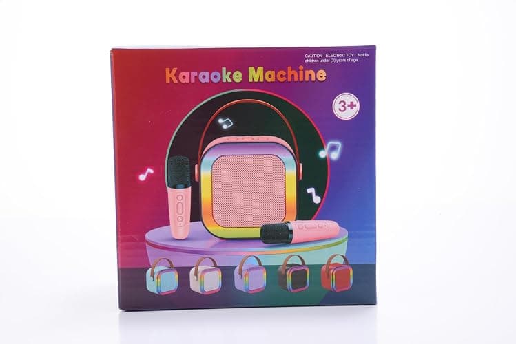 Dislocati Karaoke Machine 2 Microphones, Birthday Gifts for Girls Toys Age 3-15 Year Old Girls Gifts Kids Microphone Toys for 3-12 Year Old Girls Birthday Early Teenage Girls Gifts thumbnail 8