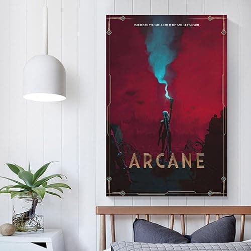 YMSVMKLF Arcane Canvas Poster Bedroom Decor Landscape Office Room Decor Gift 12x18inch(30x45cm) - 18L" x 12W" thumbnail 4