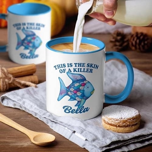 XKZGSZB This Is The Skin Of A Killer Bella, Funny Office Home Ceramic Coffee Mug Tea Cup, Movie fans Vampire Romance Fan Mug, Gifts for Men Women Friend Bestie Coworker Boss, Movie Fans Gifts thumbnail 4