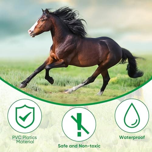Konohan Horse Measuring Tape for Height and Weight Multifunctional Horse Weight Tape Portable PVC Weight Measure for Horses, 8.2 Feet Long thumbnail 3