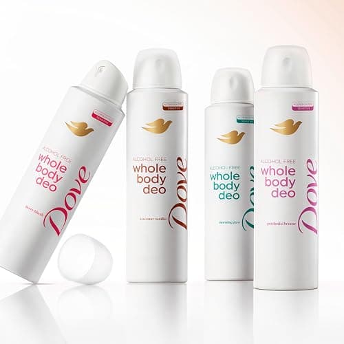 Dove Whole Body Deodorant Spray for Women, Alcohol Free, Scent: Coconut Vanilla, 4 oz thumbnail 9
