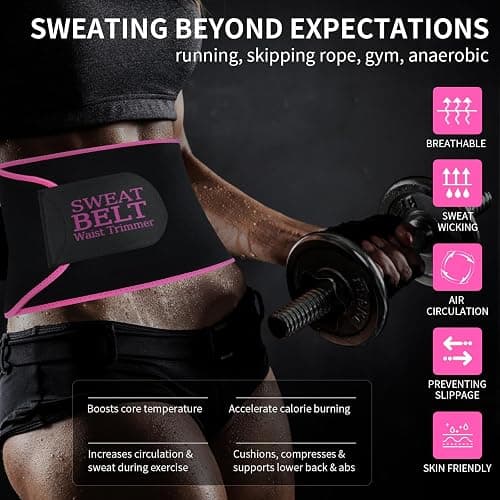 Lisacool Sculpt Touch Waist Trainer For Women Sweat Band For Stomach Waist Trimmer thumbnail 3