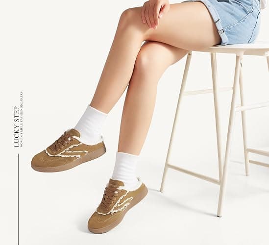 LUCKY STEP Women’s Mule Fashion Sneakers Slip On Backless Walking Shoes Winter Retro Comfy Casual Sneaker thumbnail 9